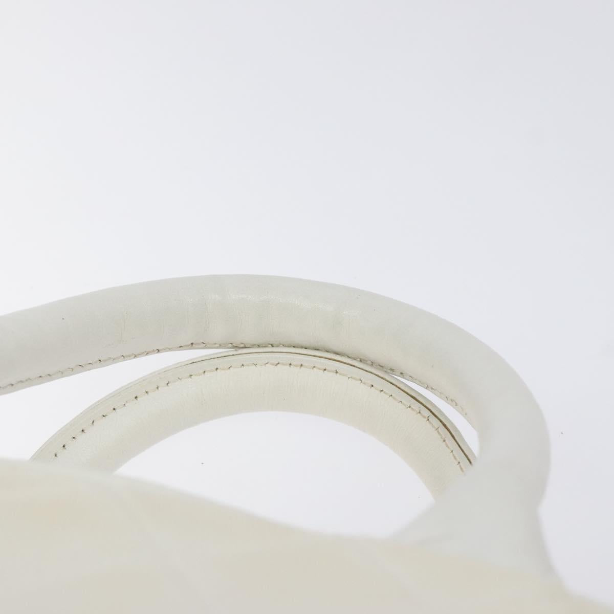 Chanel Chanel, White, Canvas, handbag