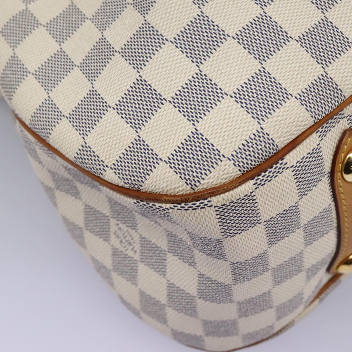 Louis Vuitton Siracusa, Grey, Canvas, shoulder