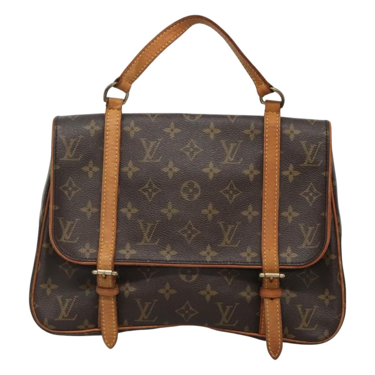Louis Vuitton Marelle, Brown, Canvas, backpack