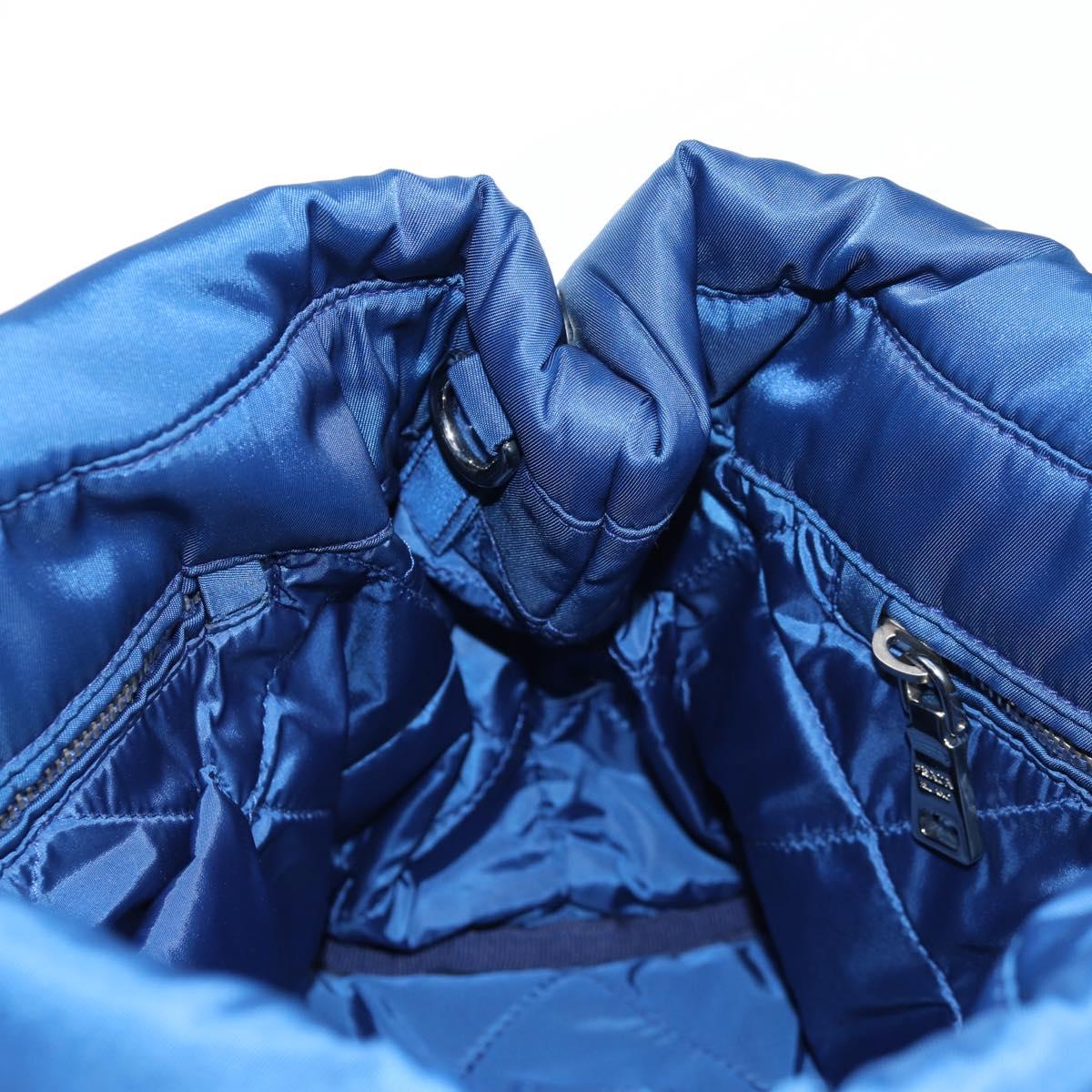 Prada Re-Nylon, Blue, NYLON, handbag