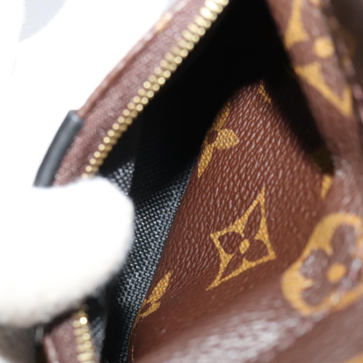 Louis Vuitton Palm Springs mini, Brown, Canvas, backpack
