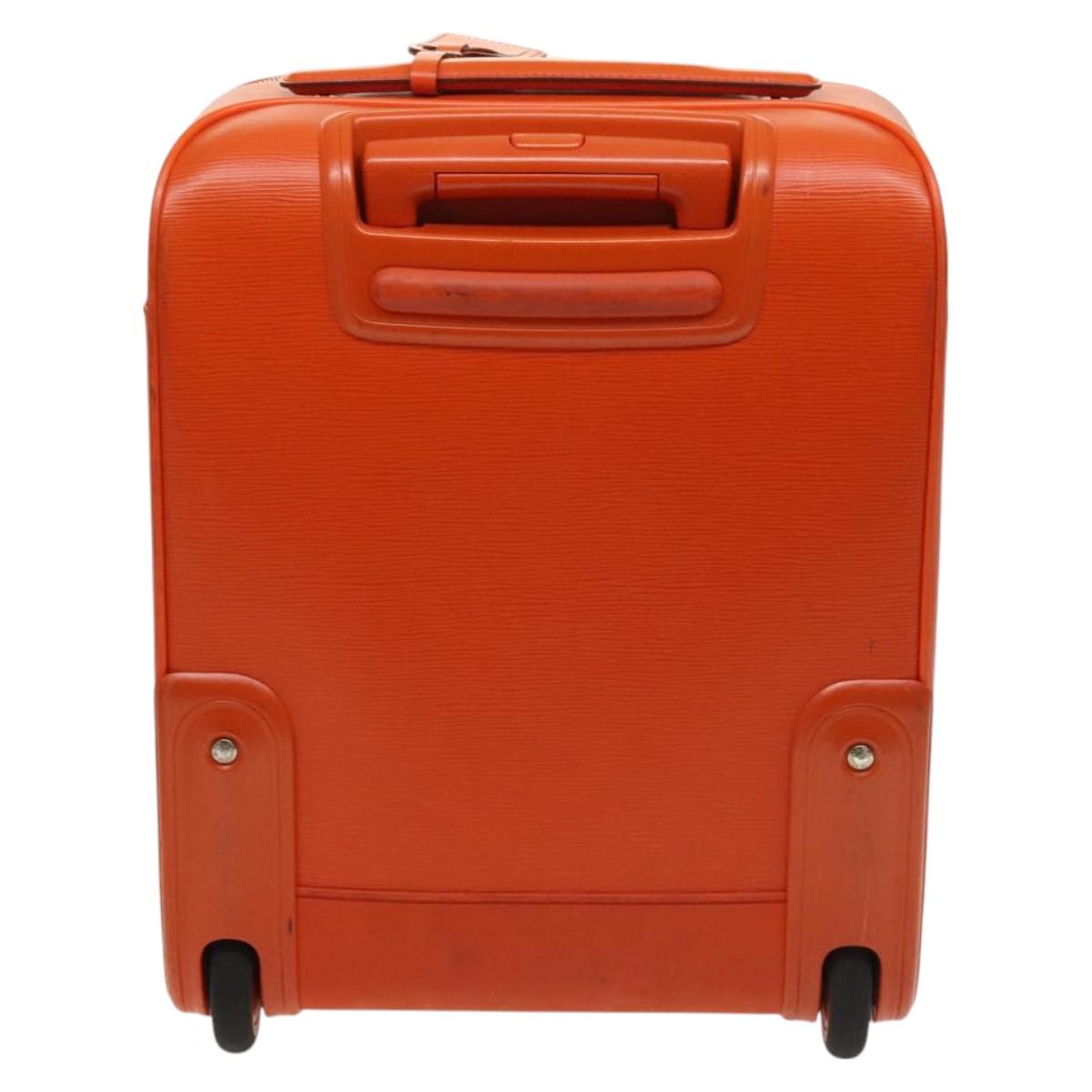 Louis Vuitton Pegase, Orange, Leather, travel