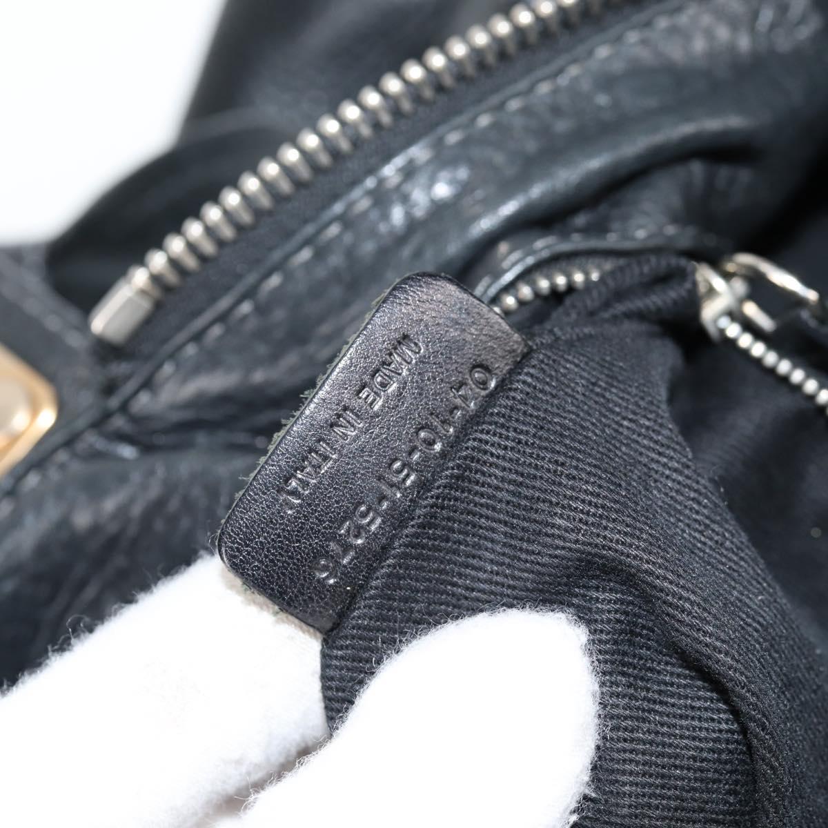 Chloé Paddington, Black, Leather, handbag