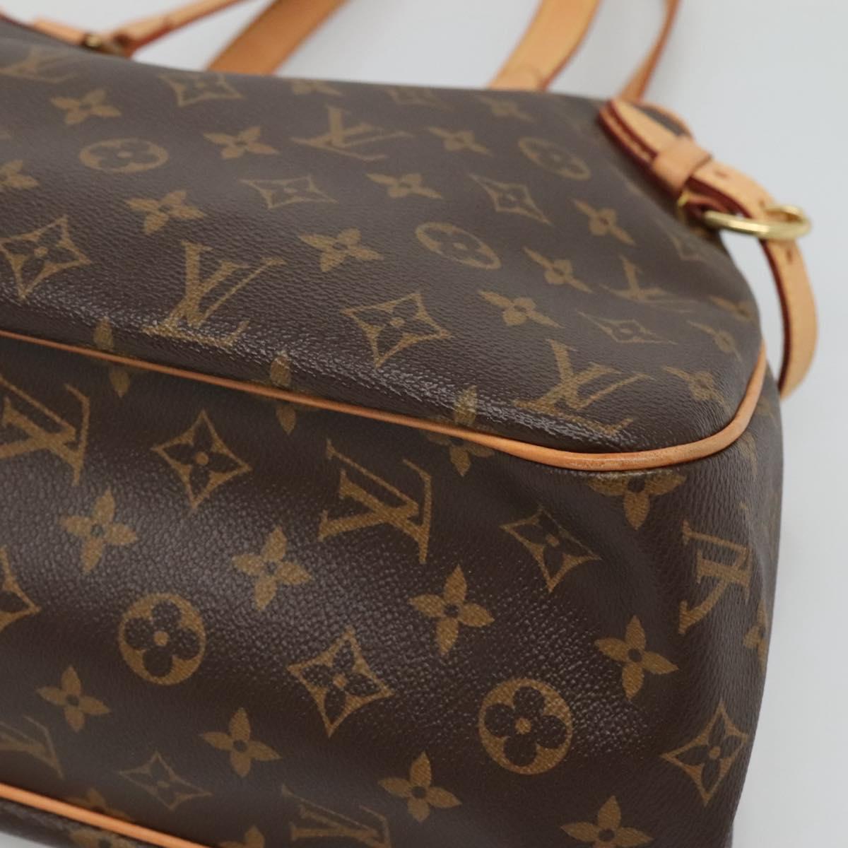 Louis Vuitton Batignolles Horizontal, Brown, Canvas, shoulder