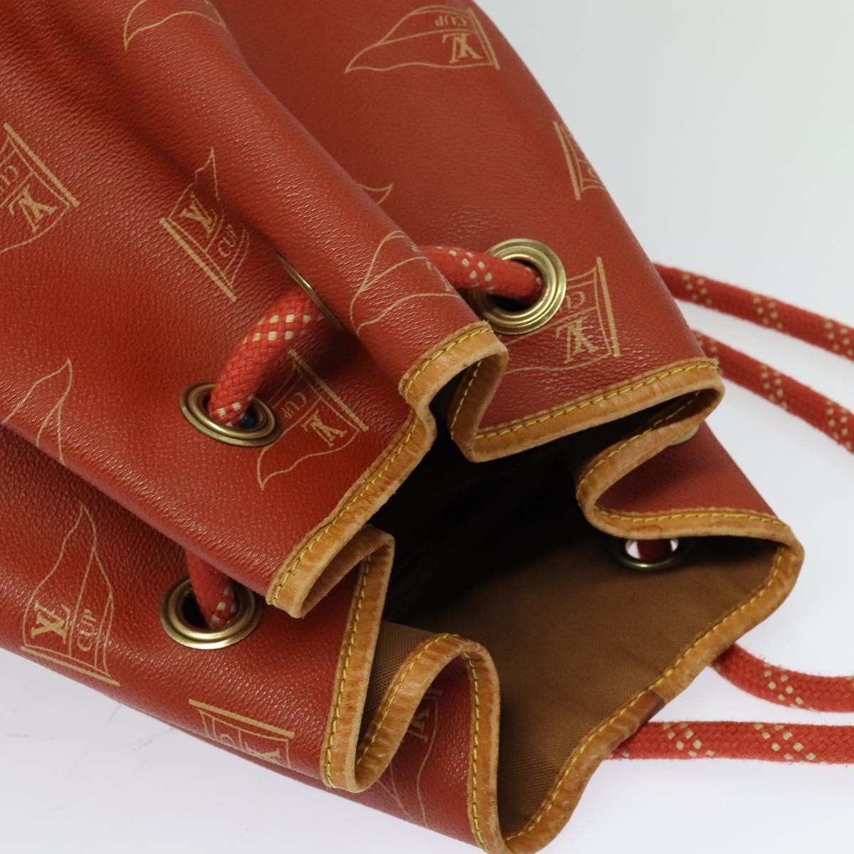 Louis Vuitton Saint Tropez, Red, Canvas, shoulder