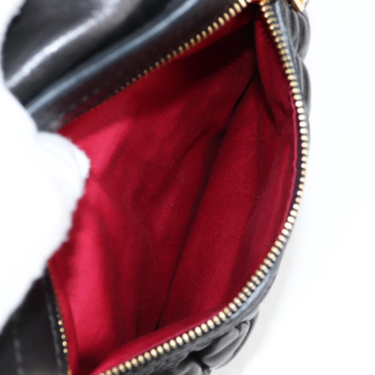 Miu Miu Coffer, Black, Leather, handbag