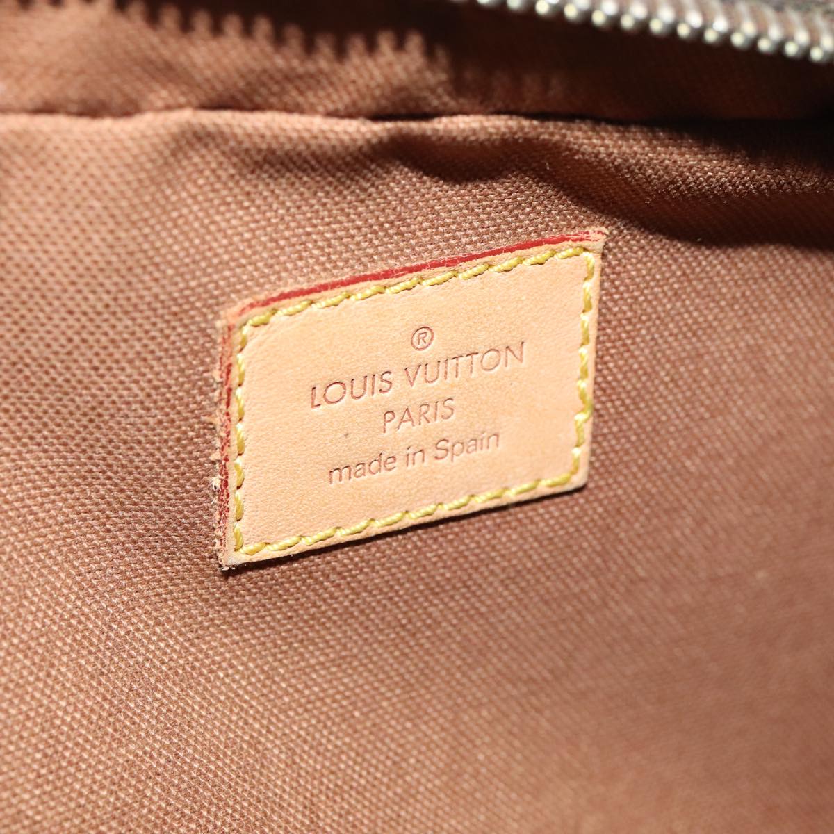 Louis Vuitton Geronimos, Brown, Canvas, clutch