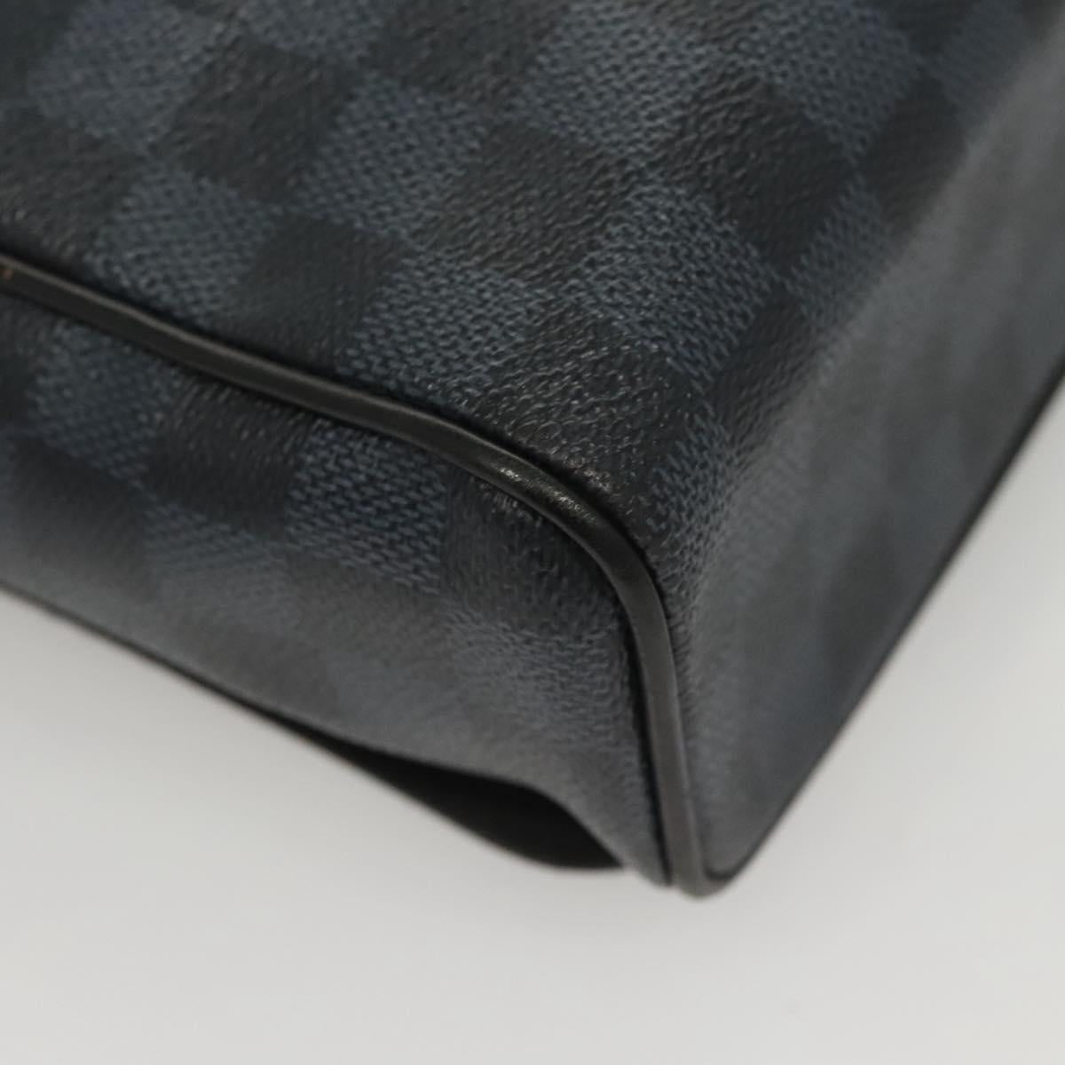 Louis Vuitton District, Grey, Canvas, shoulder