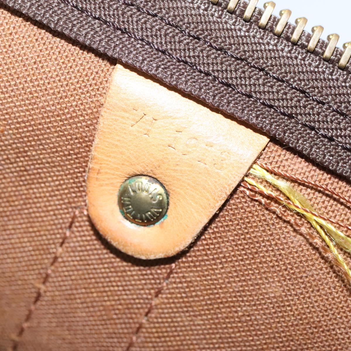 Louis Vuitton Keepall Bandoulière 60, Brown, Canvas, travel