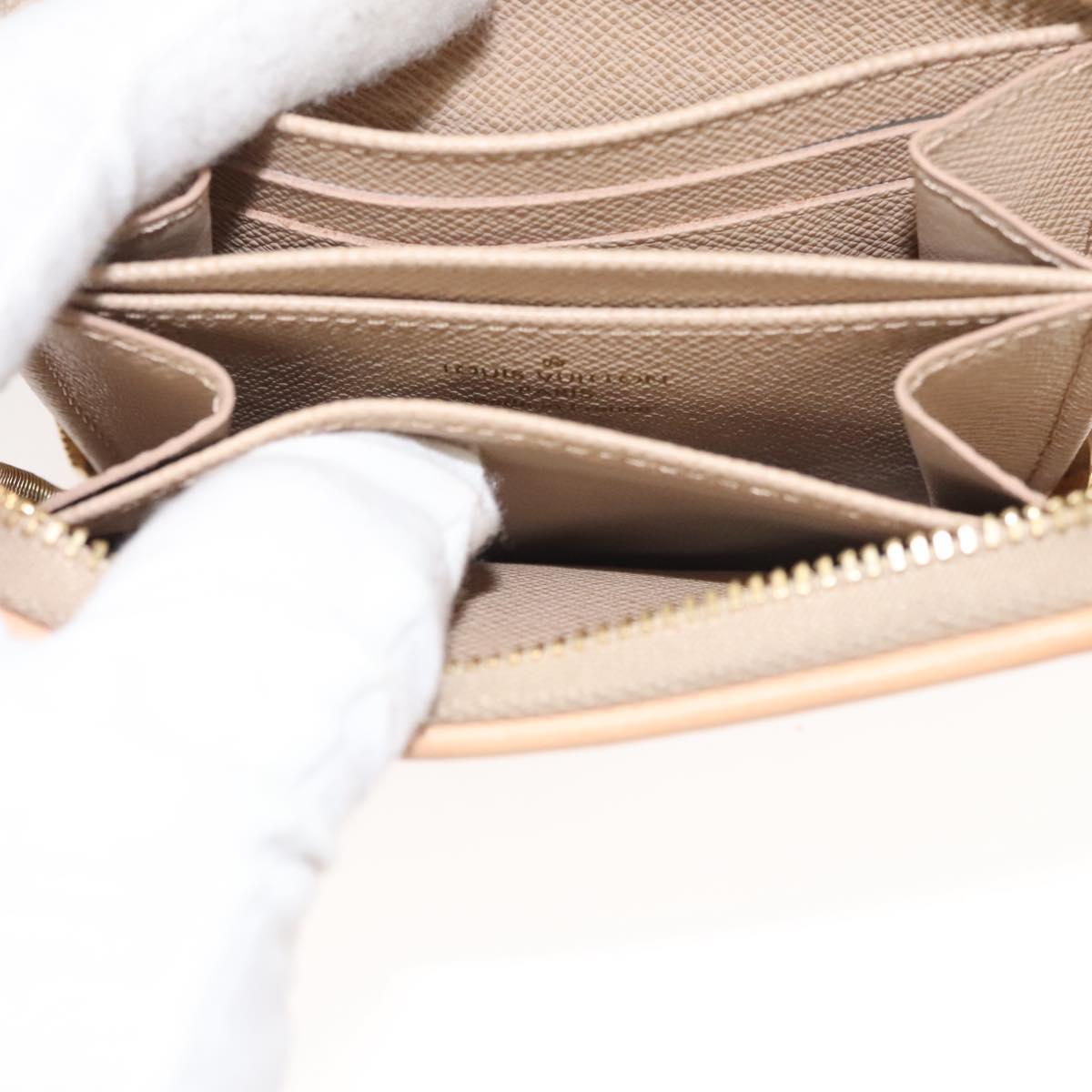 Louis Vuitton Zippy coin purse, Gold, Canvas, wallet