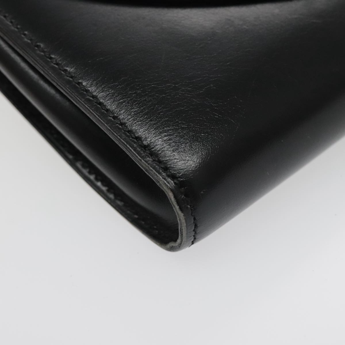 Hermès H, Black, Leather, clutch