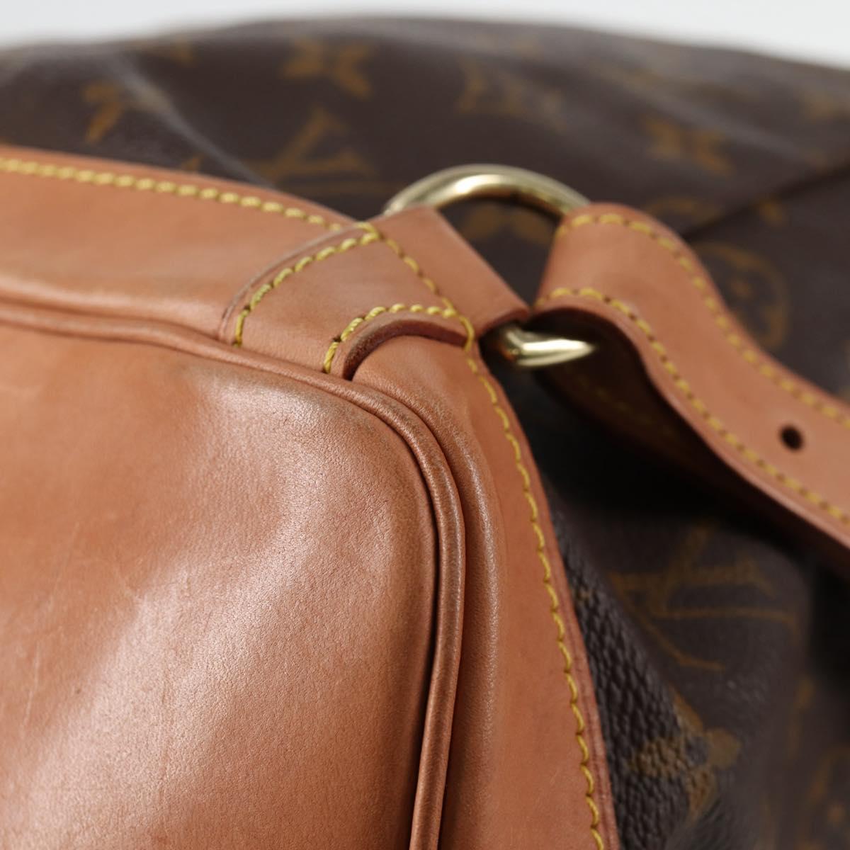 Louis Vuitton Montsouris GM, Brown, Canvas, backpack