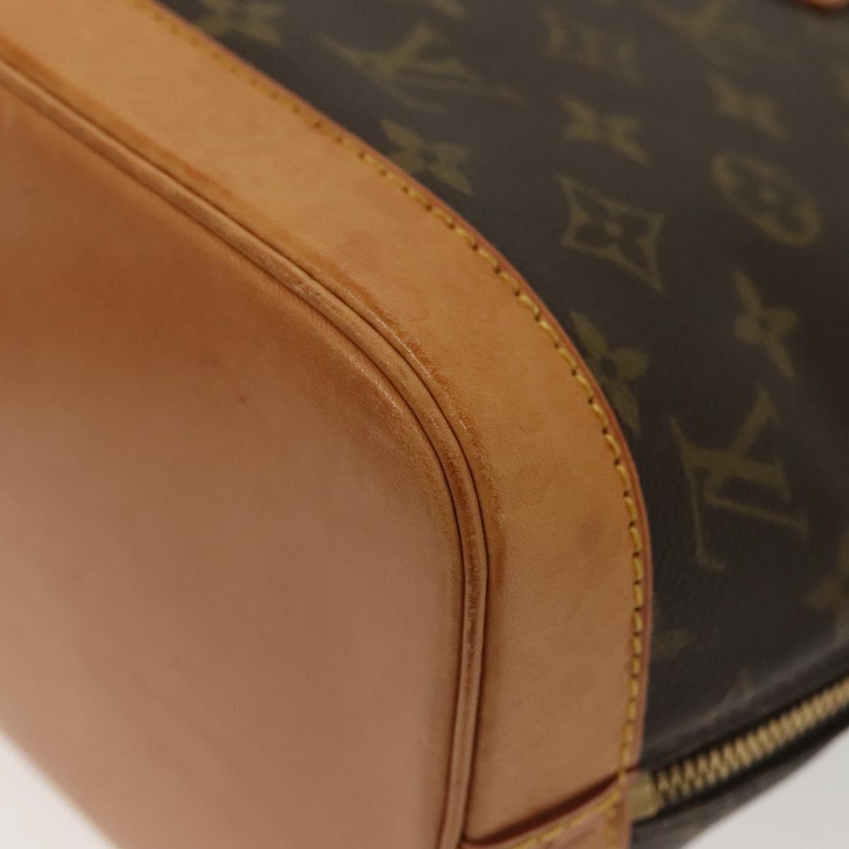 Louis Vuitton Alma, Brown, Canvas, handbag