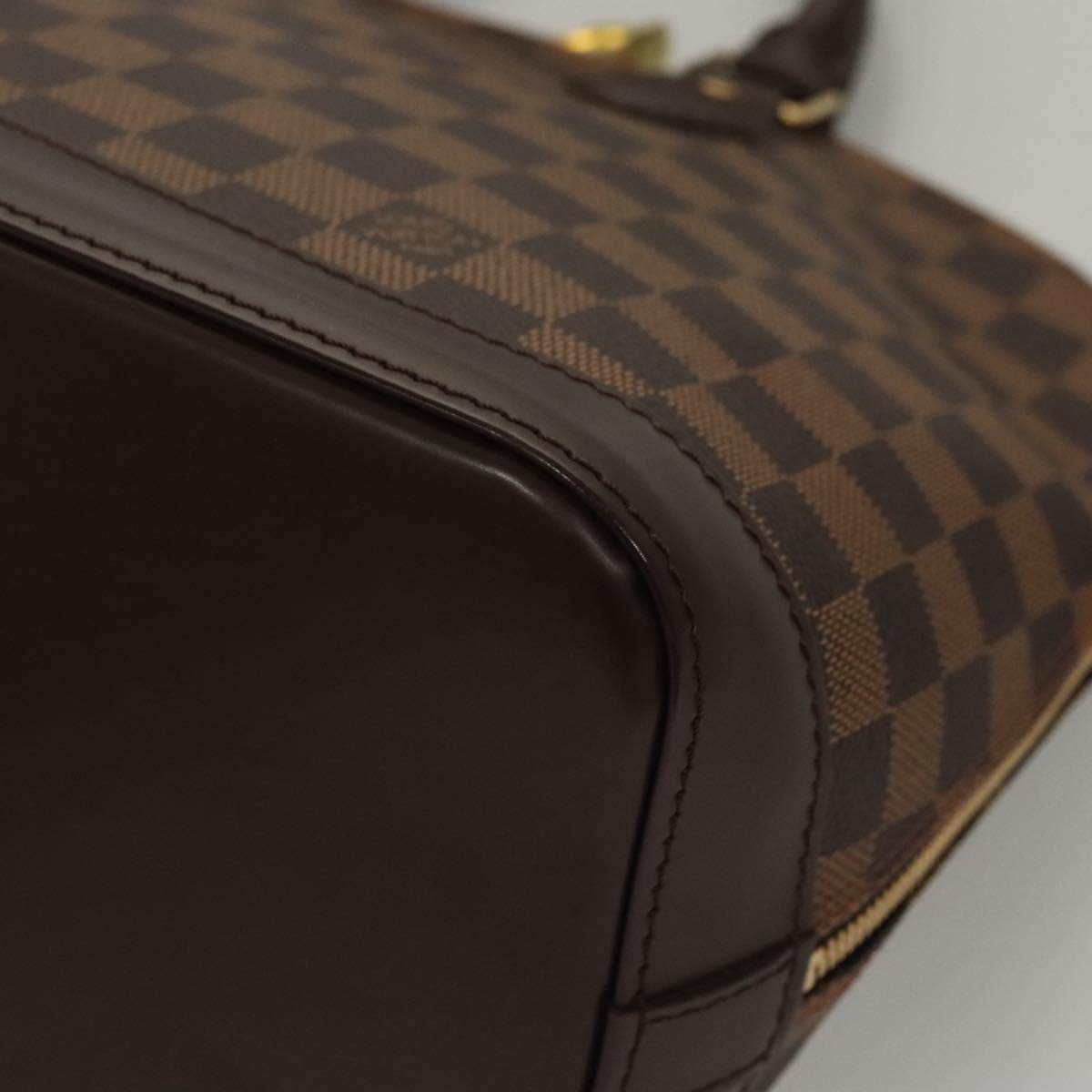 Louis Vuitton Alma, Brown, Canvas, handbag