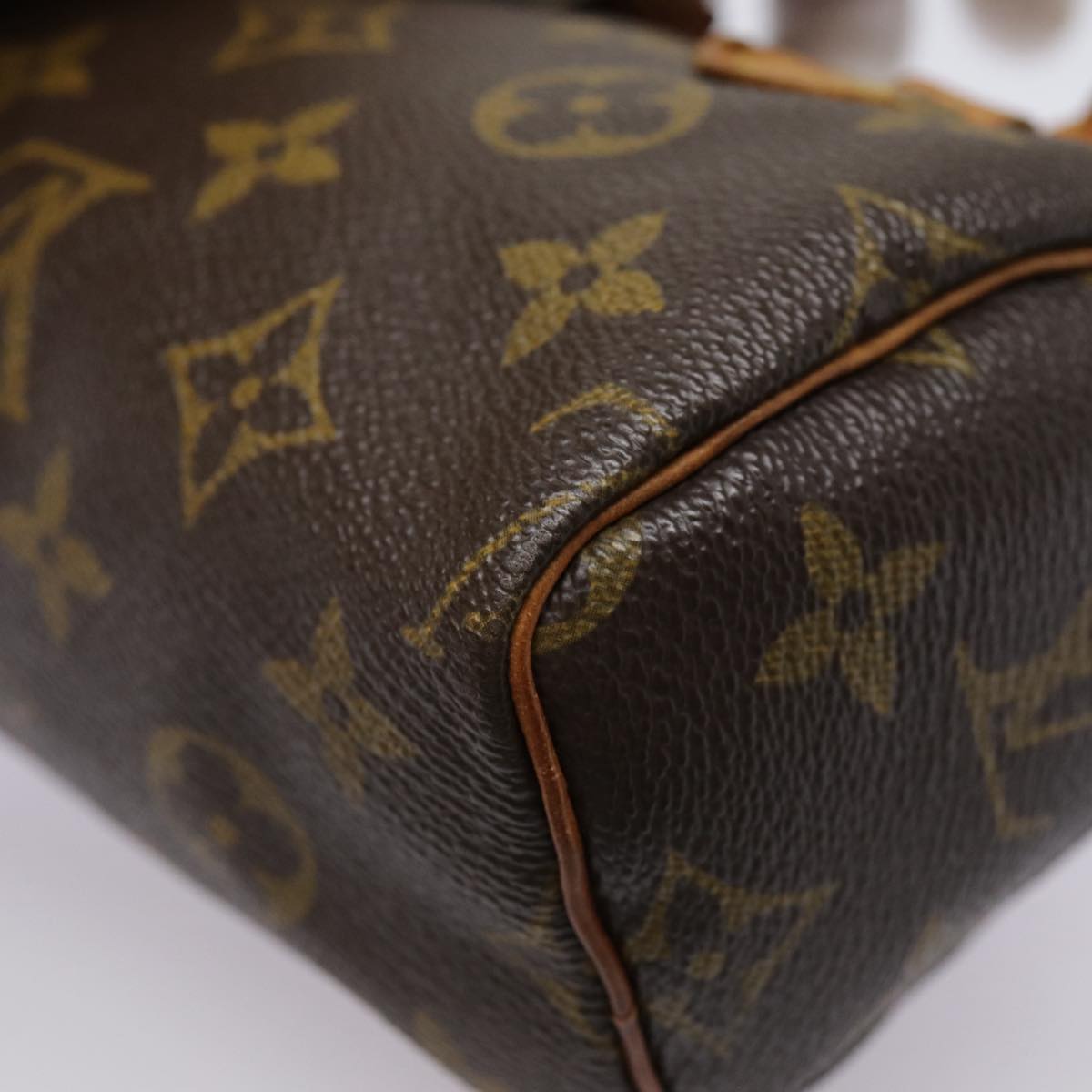 Louis Vuitton Mini speedy, Blue, Canvas, handbag