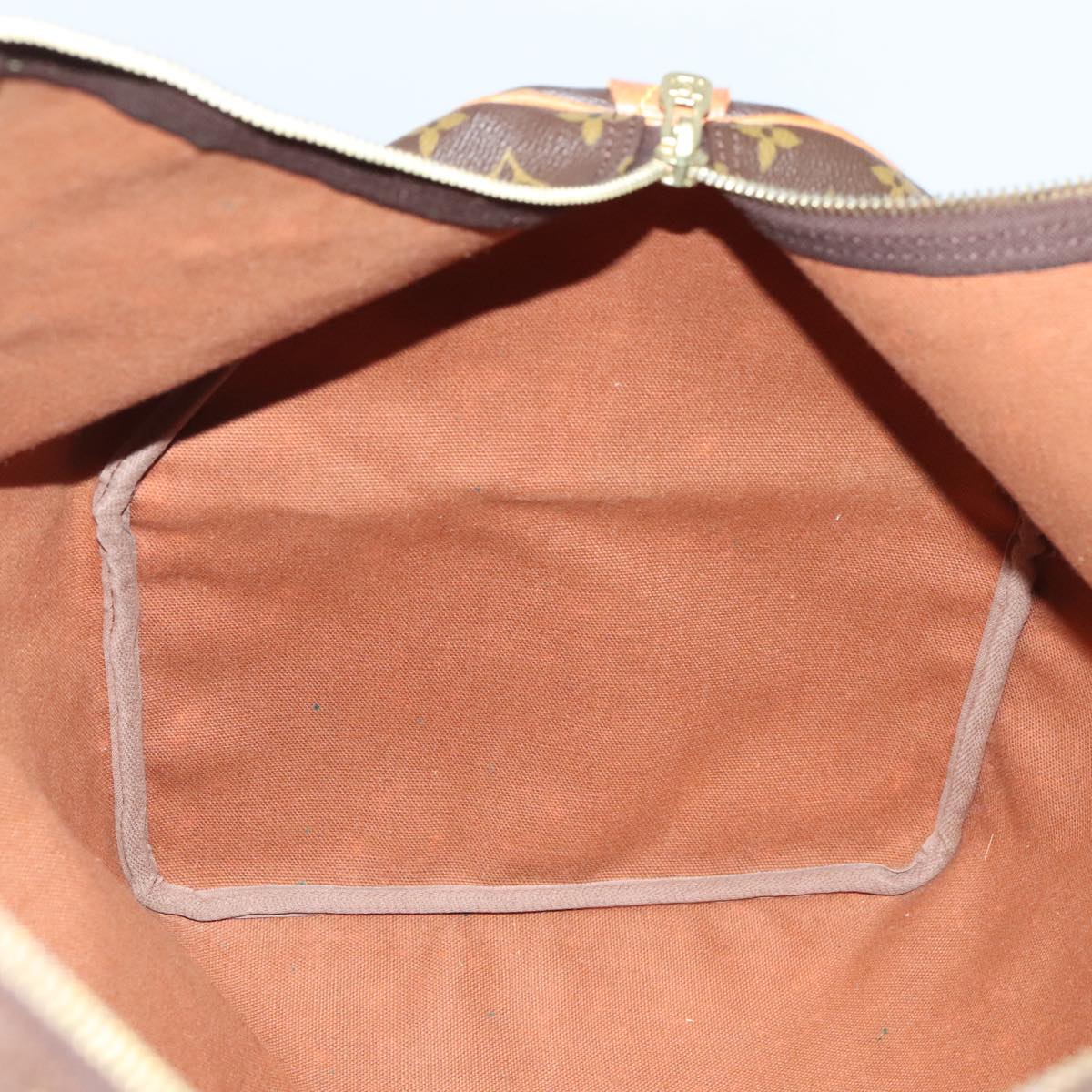 Louis Vuitton Keepall 60, Brown, Canvas, travel