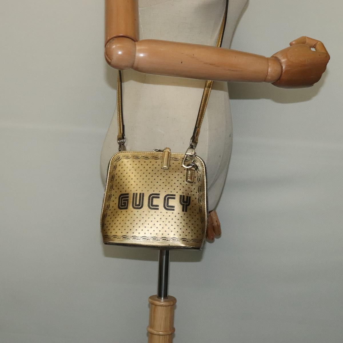 Gucci, Gold, Leather, shoulder