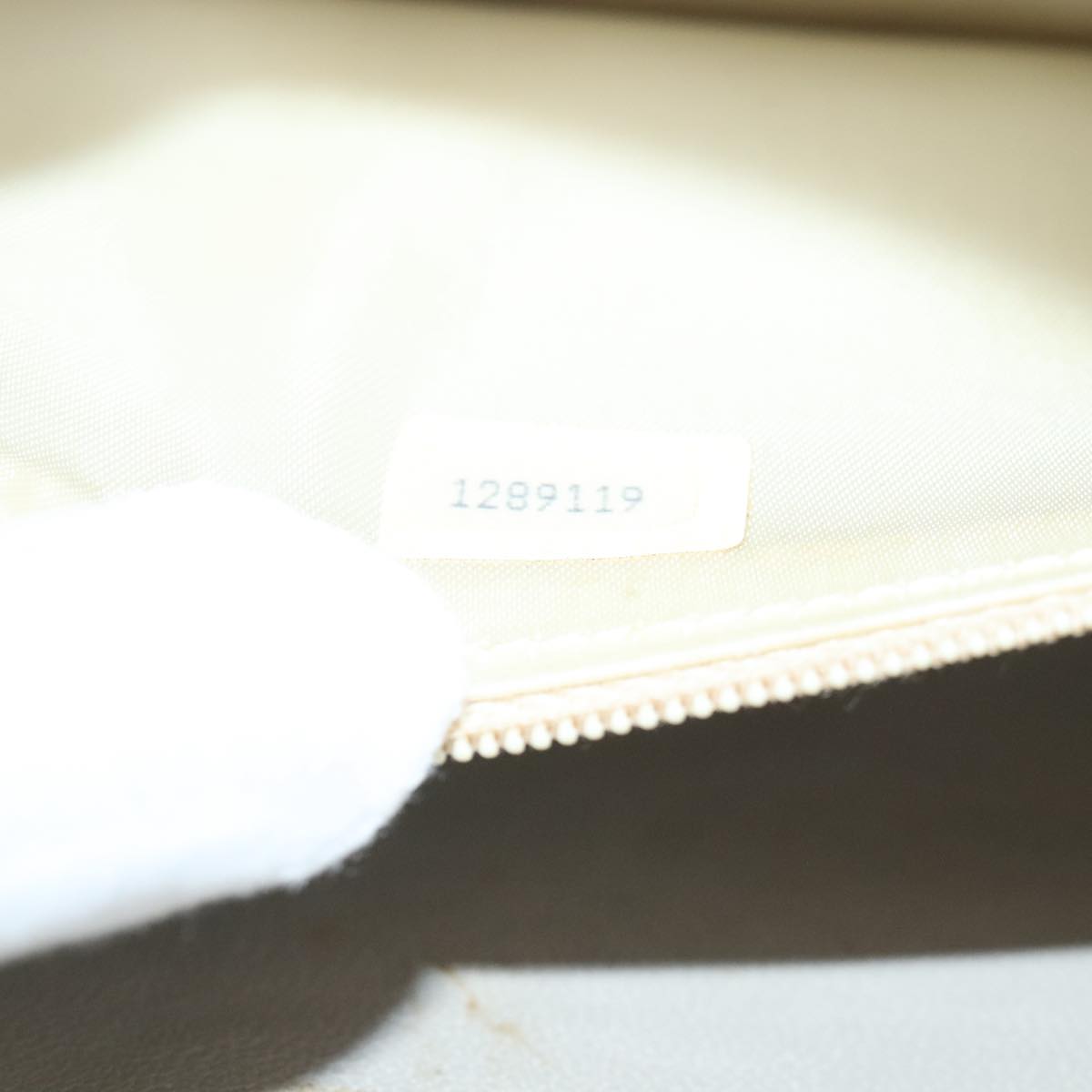 Chanel, Beige, Leather, shoulder
