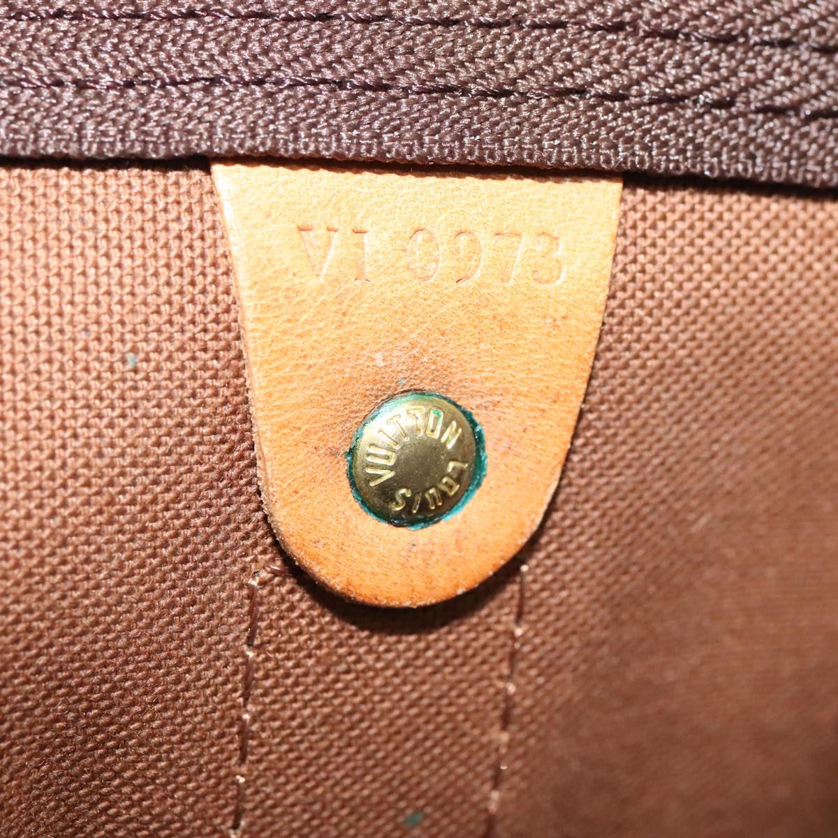 Louis Vuitton Keepall 60, Brown, Canvas, travel