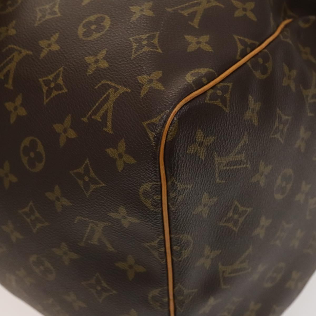 Louis Vuitton Keepall 55, Brown, Canvas, travel