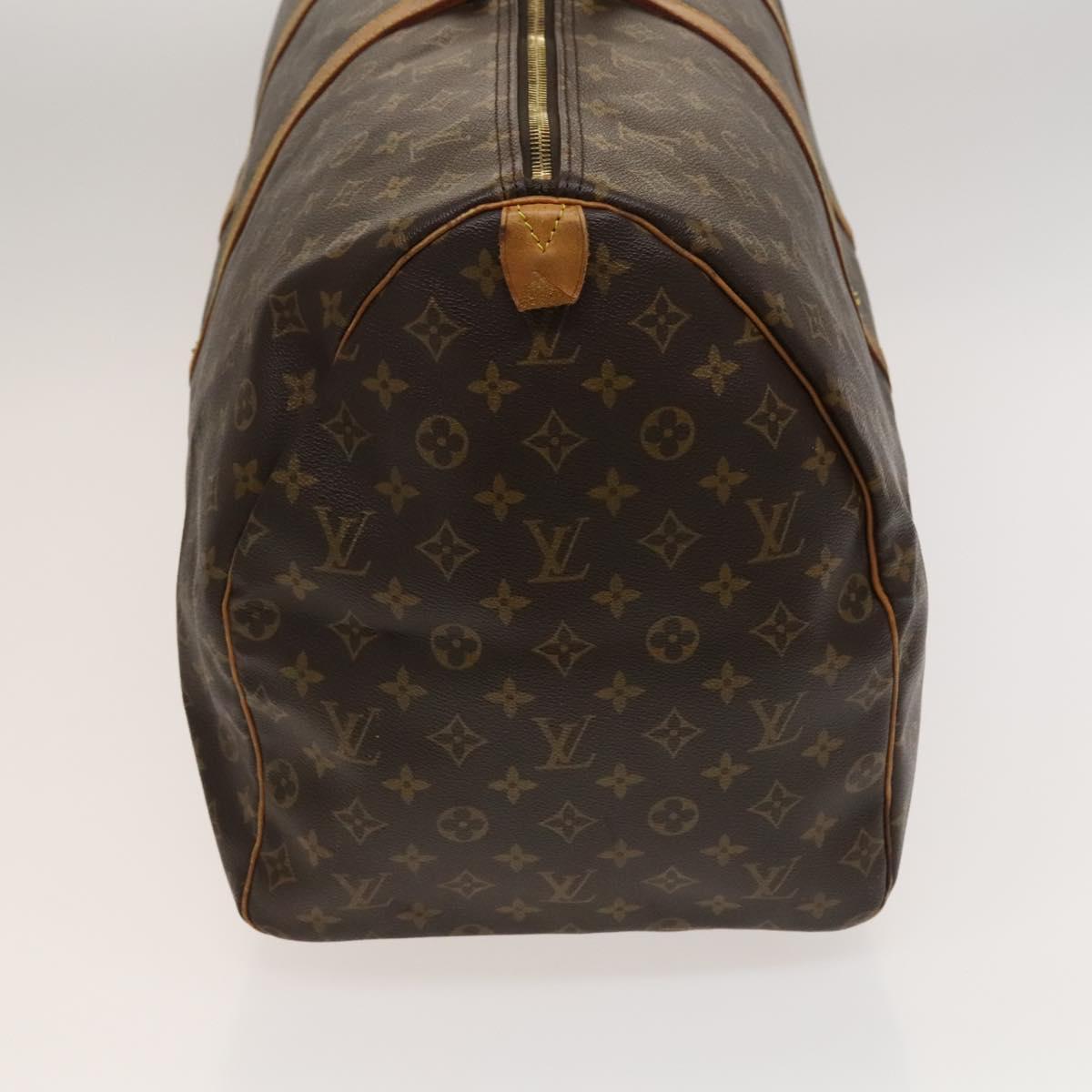 Louis Vuitton Keepall 60, Brown, Canvas, travel