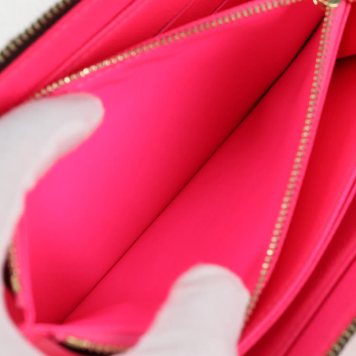 Louis Vuitton Portefeuille zippy, Pink, Canvas, wallet