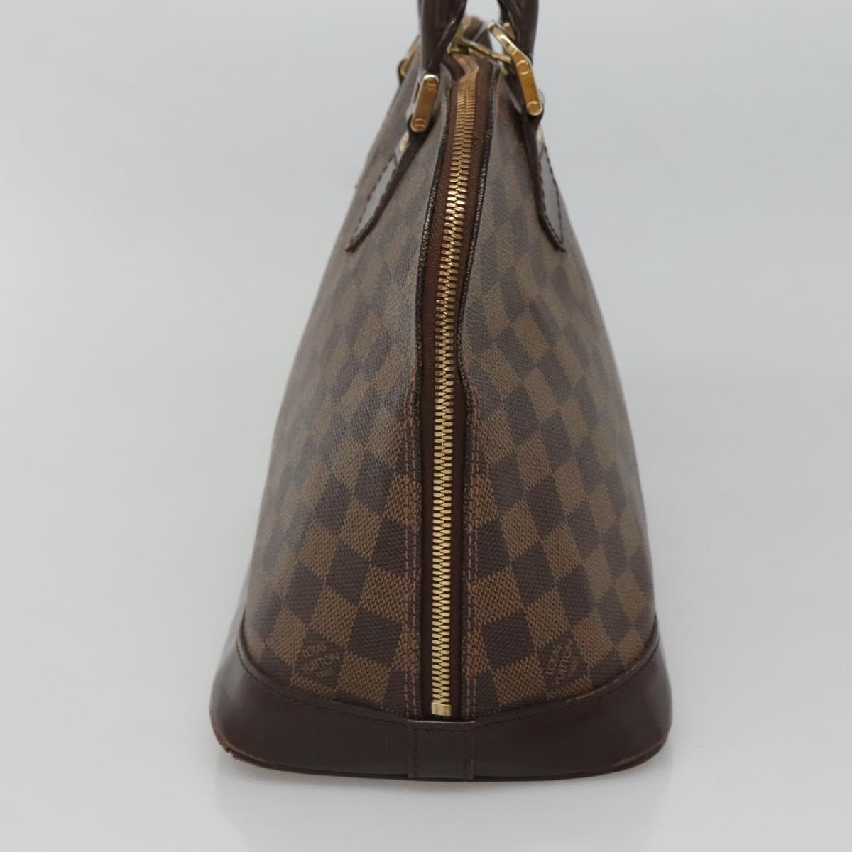 Louis Vuitton Alma, Brown, Canvas, handbag