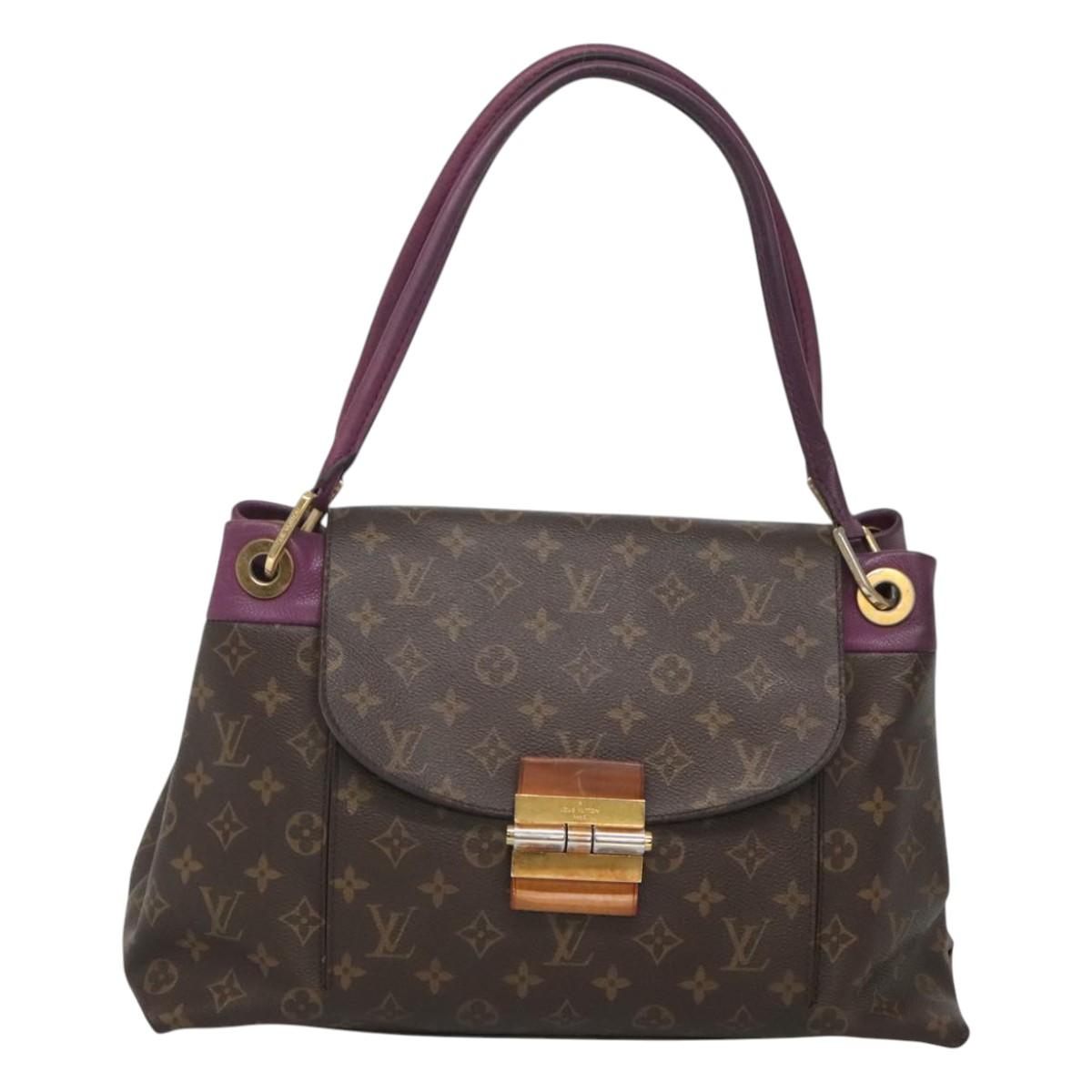 Louis Vuitton Olympe, Beige, Canvas, shoulder