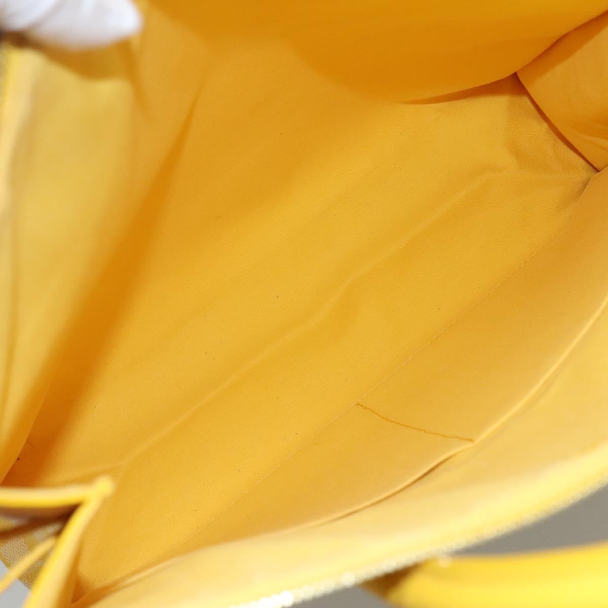 Louis Vuitton, Yellow, Canvas, handbag