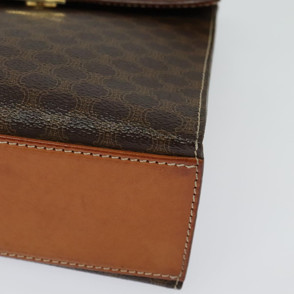 Céline Triomphe, Brown, Canvas, handbag