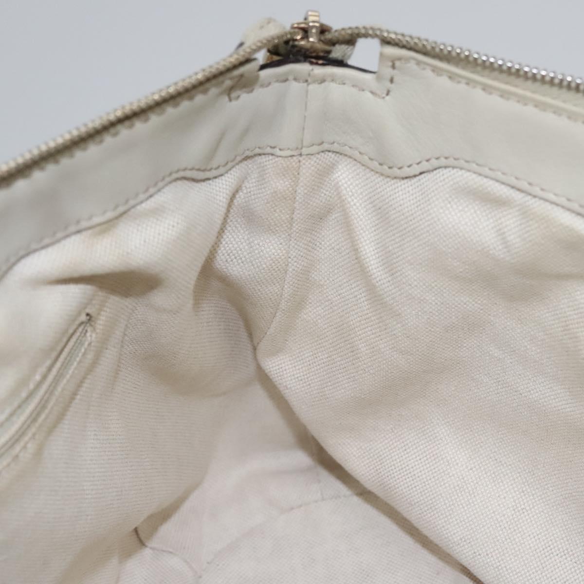 Gucci Sukey, White, Canvas, tote