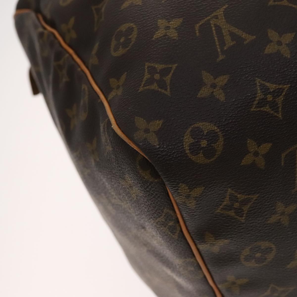 Louis Vuitton Keepall 60, Brown, Canvas, travel