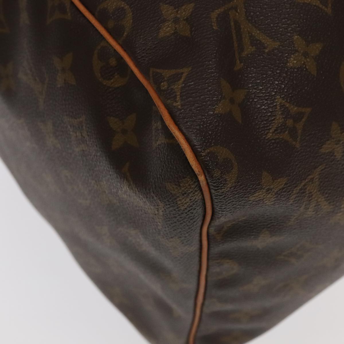Louis Vuitton Sac Souple, Brown, Canvas, travel
