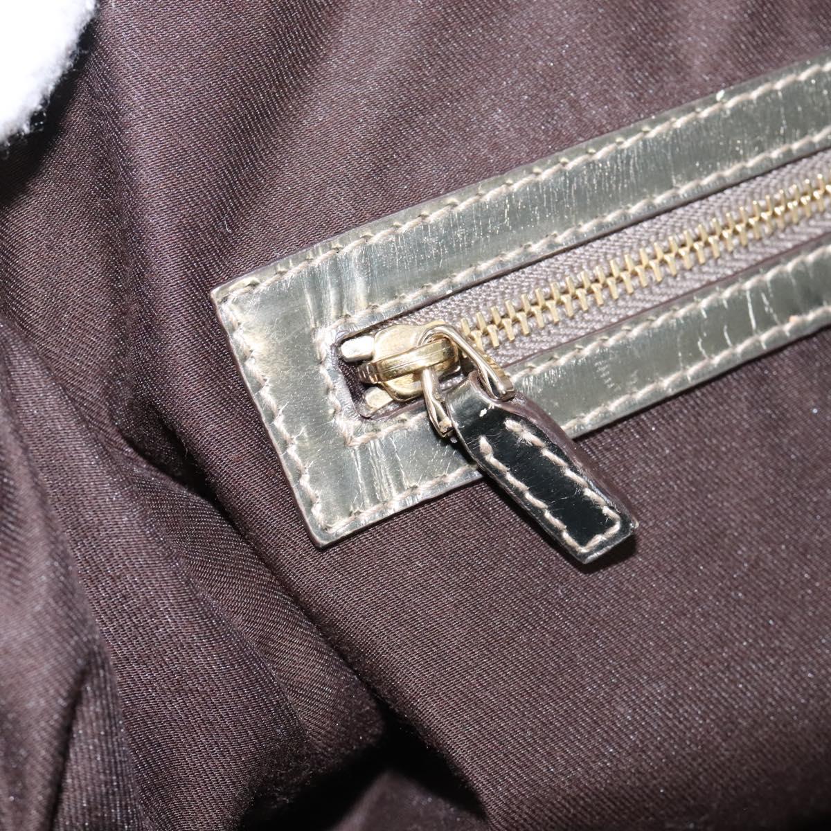Gucci Bamboo, Beige, Canvas, handbag