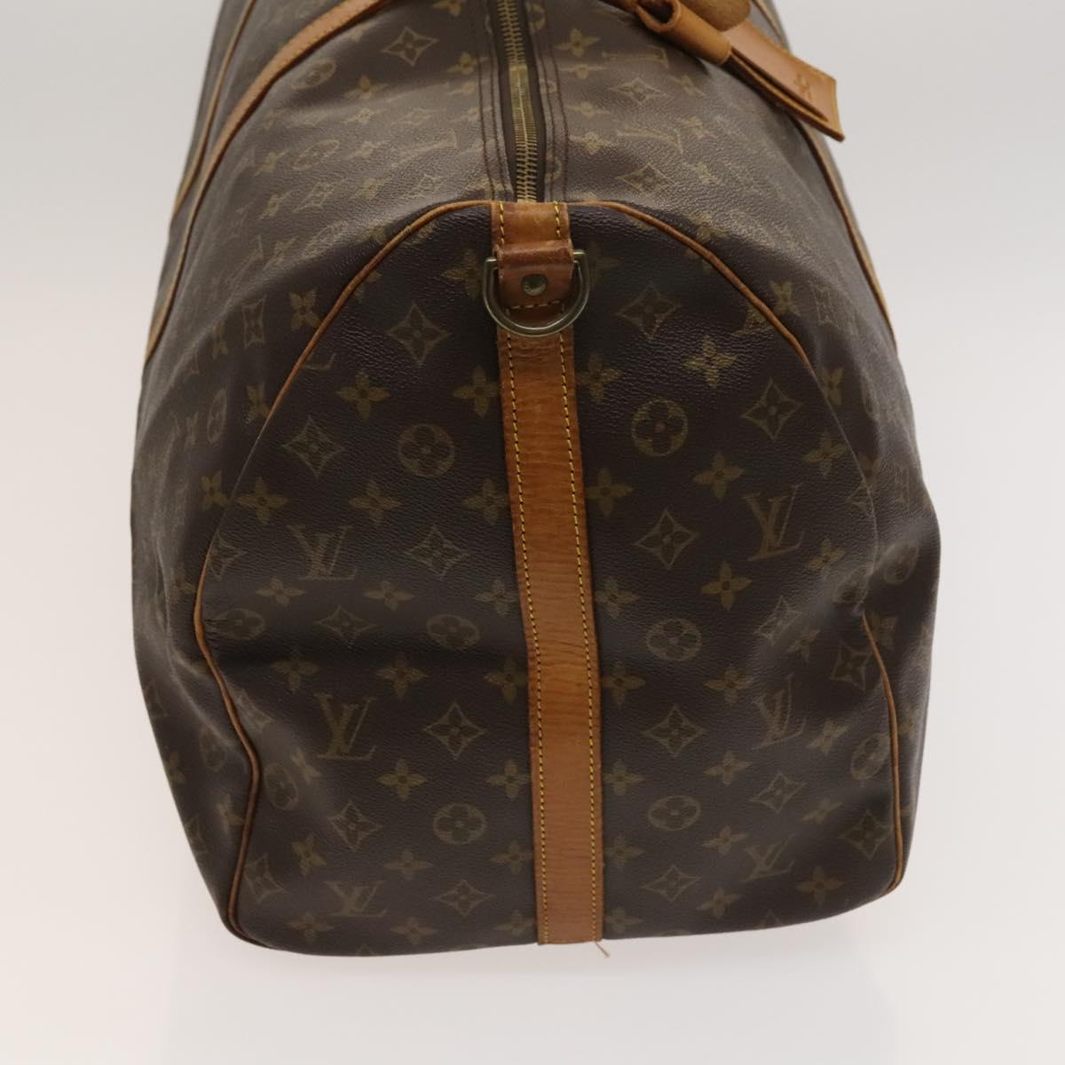 Louis Vuitton Keepall Bandoulière 60, Brown, Canvas, travel
