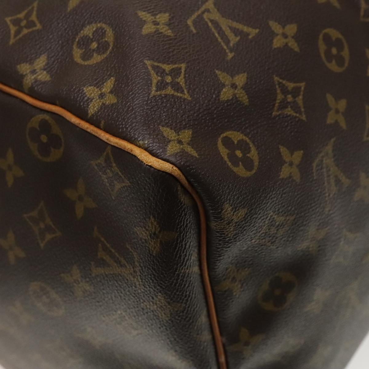 Louis Vuitton Keepall 60, Brown, Canvas, travel