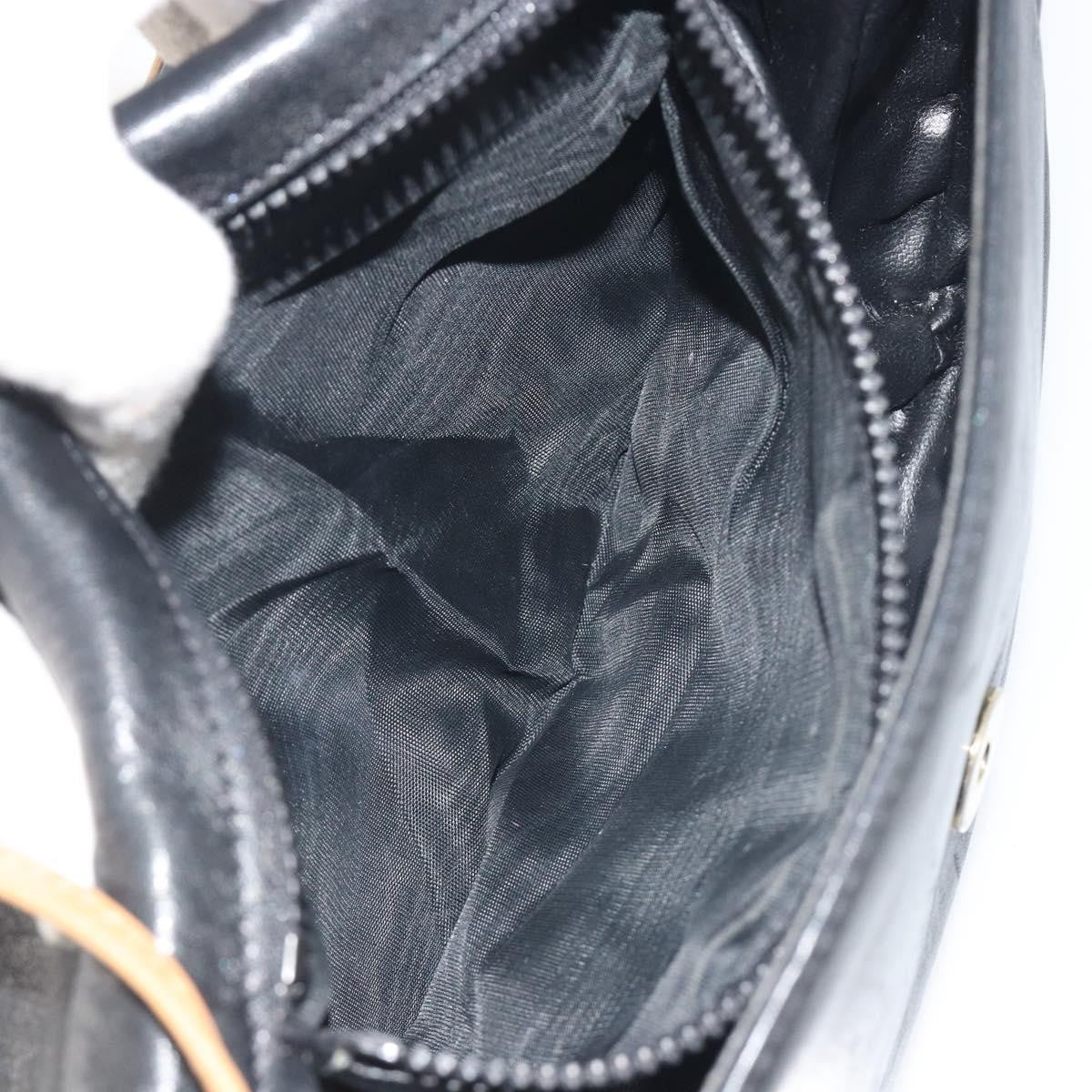 Celine Vintage Leather, Black, Leather, Shoulder Bag