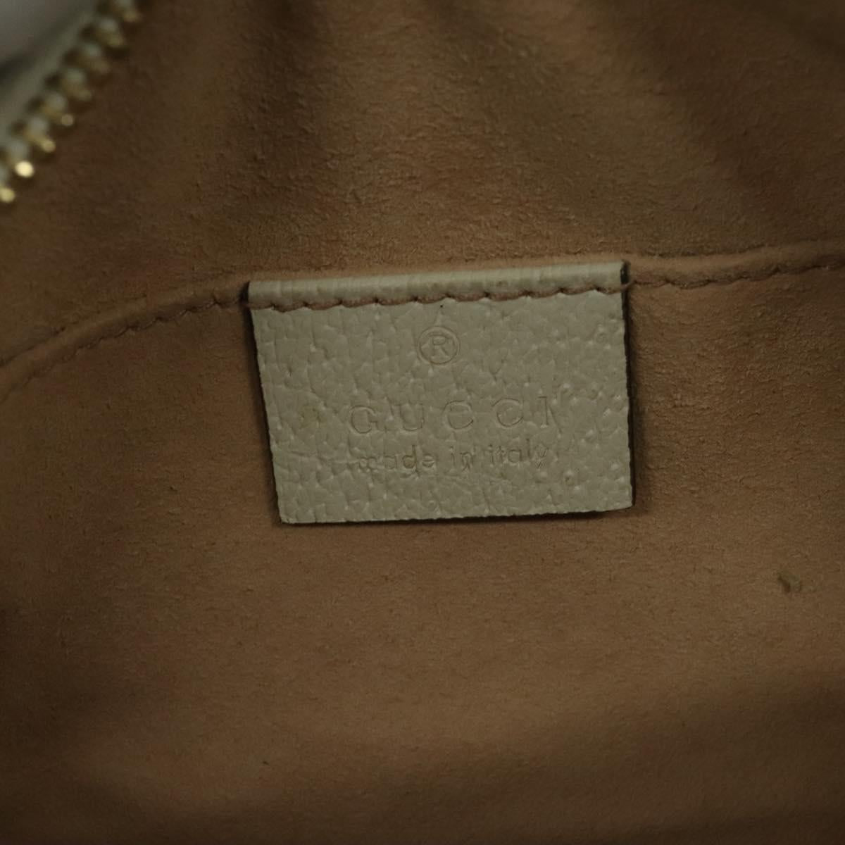 Gucci Ophidia, White, Leather, shoulder