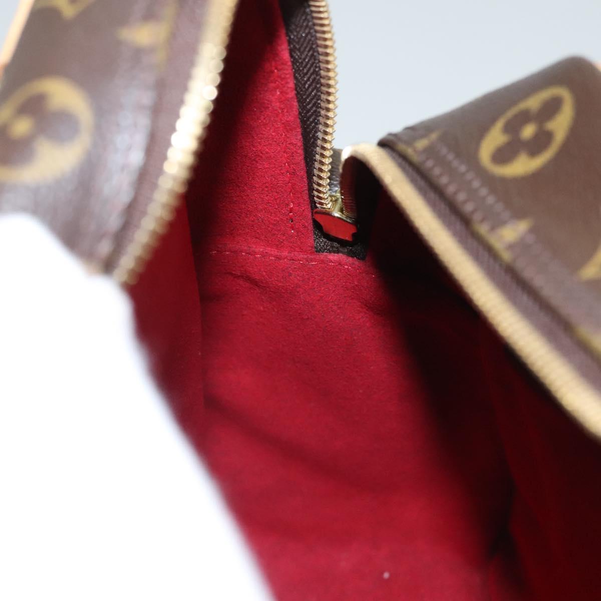Louis Vuitton Excentri cité, Brown, Canvas, handbag