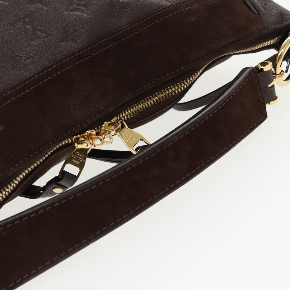 Louis Vuitton Audacieuse, Brown, Leather, handbag