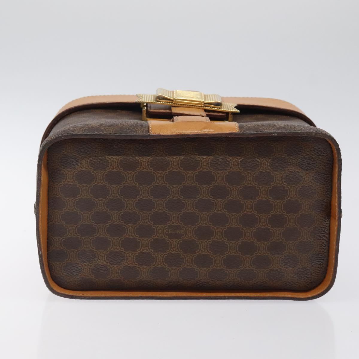 Céline Vanity, Brown, Canvas, handbag