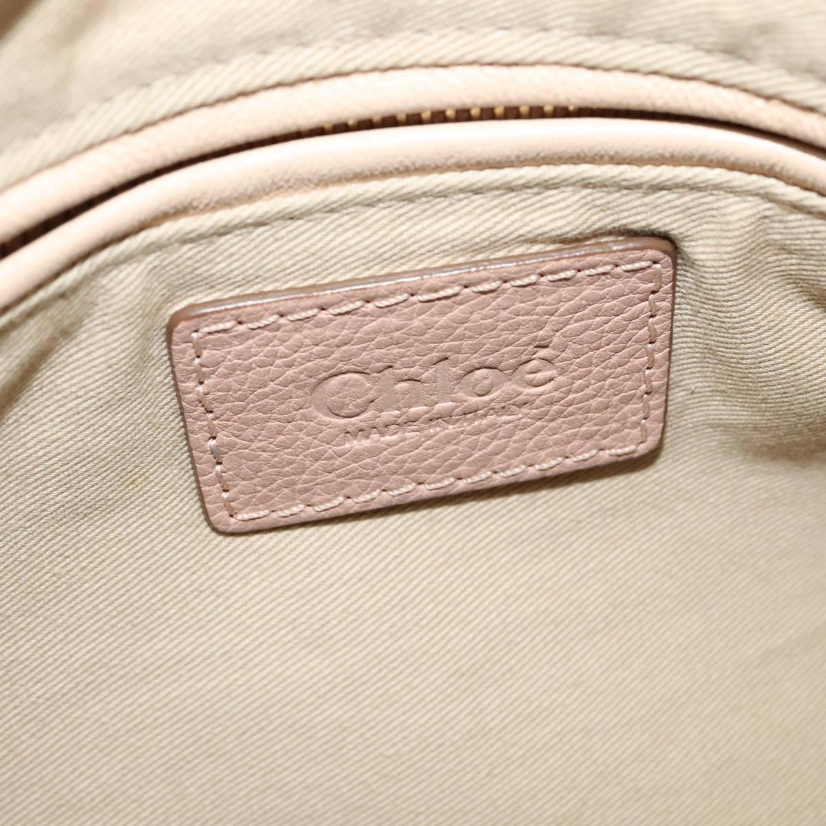 Chloé Paraty, Beige, Leather, handbag
