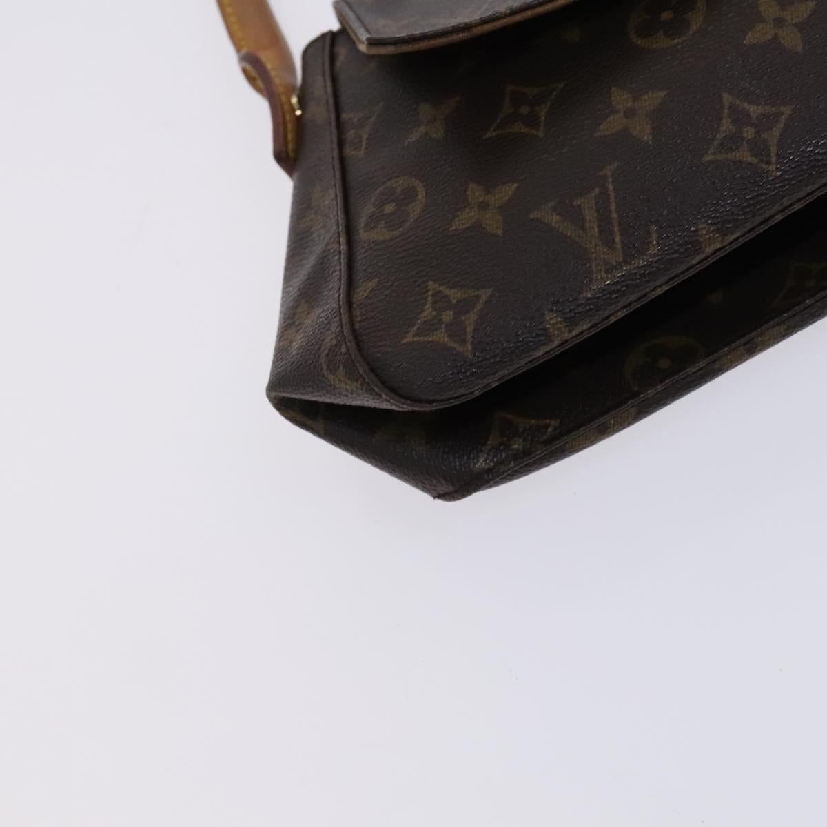 Louis Vuitton Mini looping, Brown, Canvas, shoulder