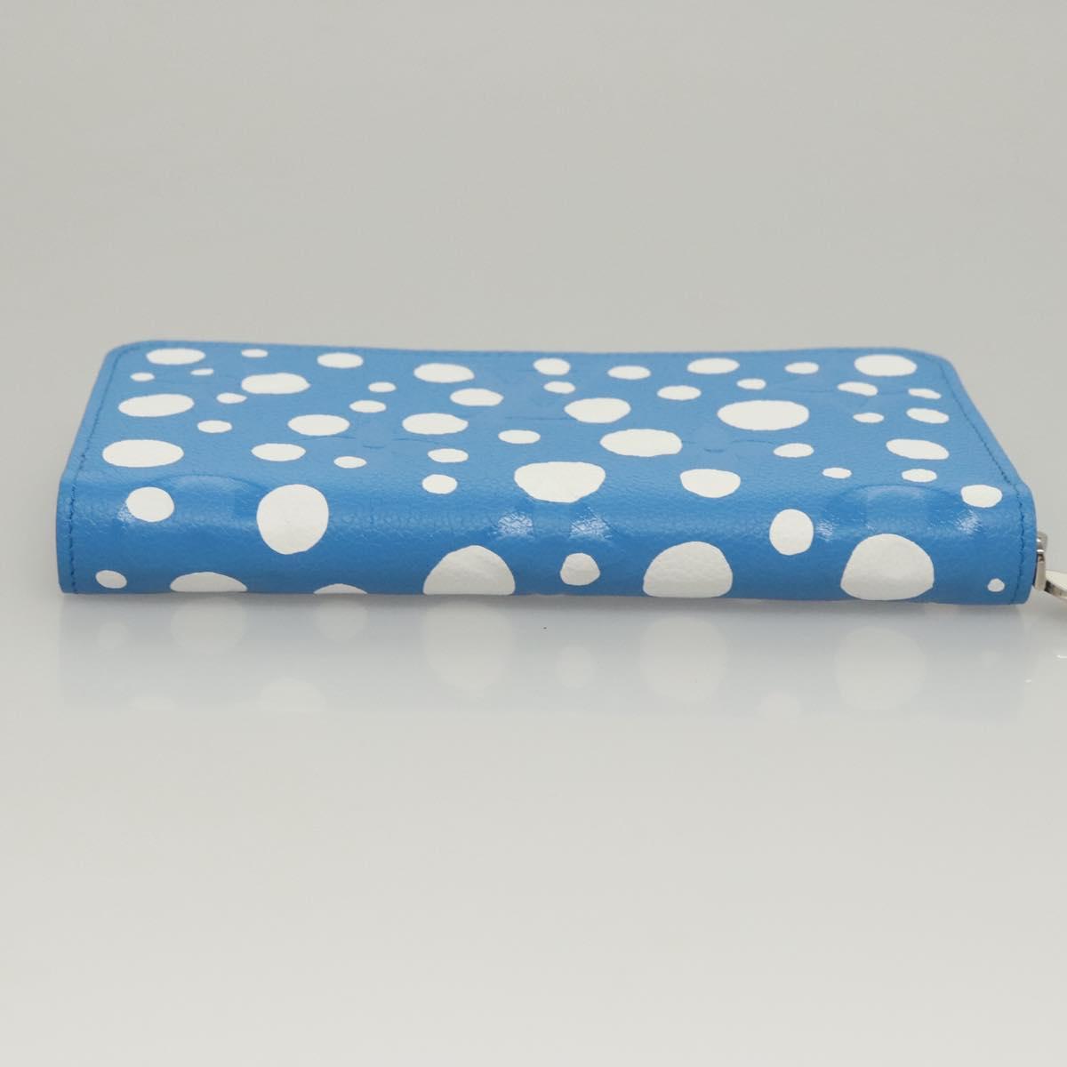 Louis Vuitton Portefeuille zippy, Blue, Leather, wallet