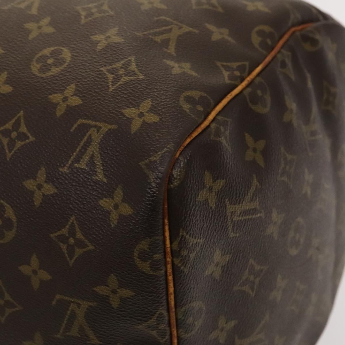 Louis Vuitton Keepall 55, Brown, Canvas, travel
