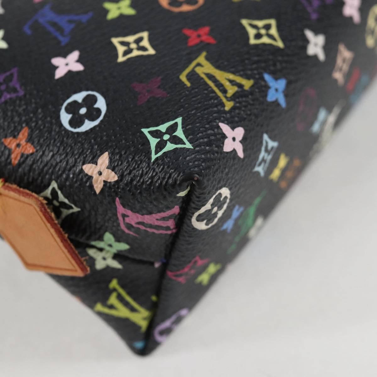 Louis Vuitton Cosmetic pouch, Black, Canvas, clutch