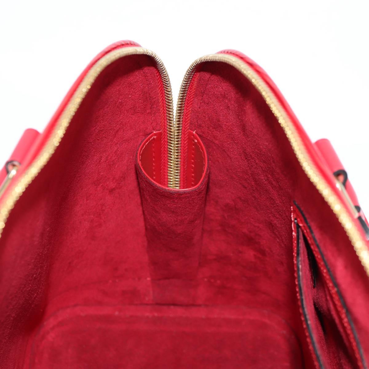 Louis Vuitton Alma, Red, Leather, handbag