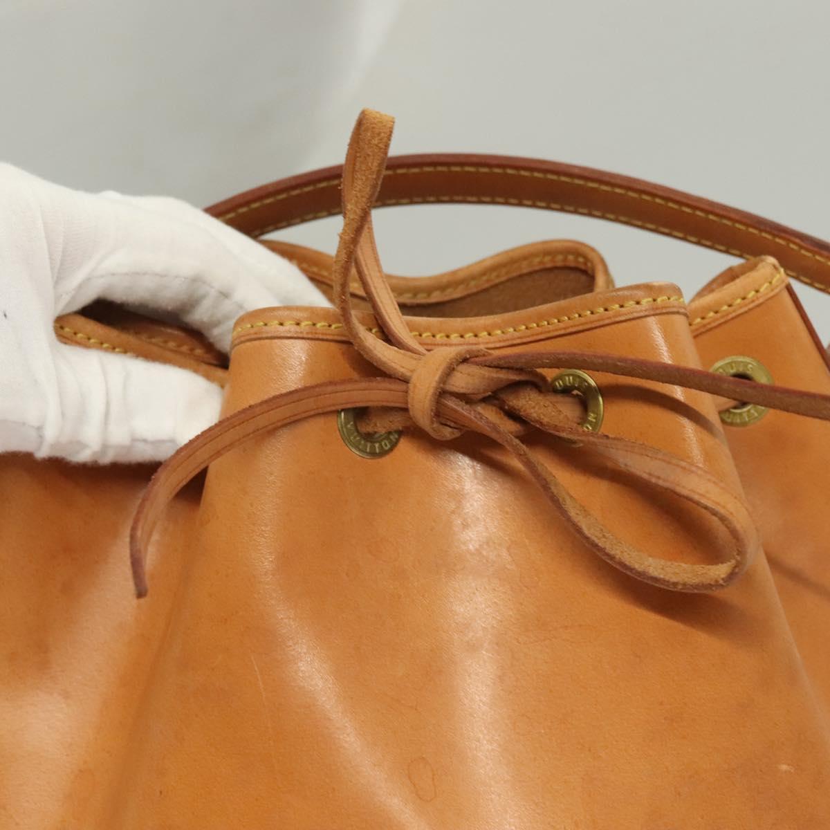 Louis Vuitton Noé, Beige, Leather, handbag