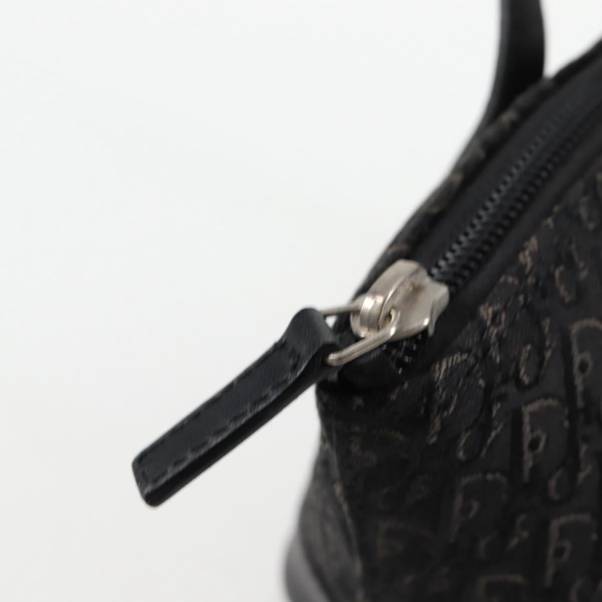 Dior Diorissimo, Black, "CANVAS, LEATHER", handbag