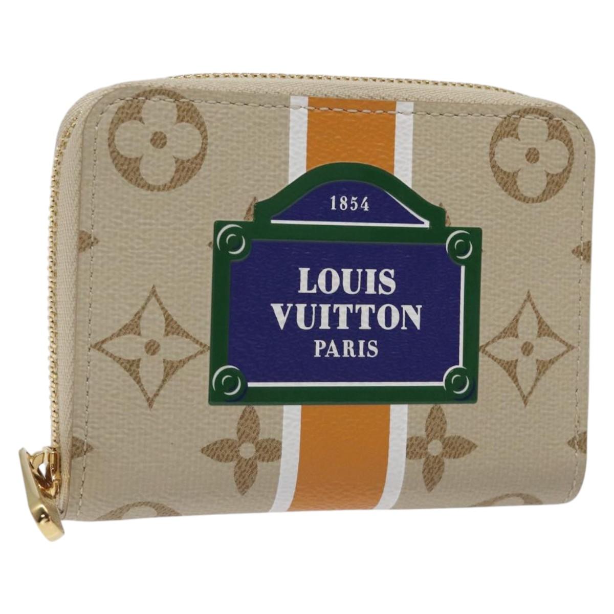 Louis Vuitton Zippy coin purse, Beige, Canvas, wallet
